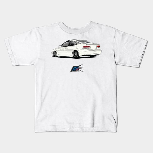 honda civic em1 Kids T-Shirt by naquash